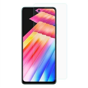 For Infinix Hot 30 Anti-Dust Herdet Glass Telefon Skjermbeskytter 0,3 mm Arc Edge Screen Film