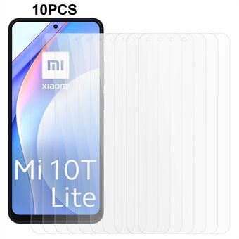 10 stk / pakke for Xiaomi Mi 10T Lite 5G / Note 9 Pro 5G / Mi 10i 5G skjermbeskytter 0,3 mm 2,5D herdet glassfilm
