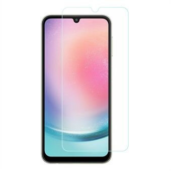 AMORUS For Samsung Galaxy A24 4G 9H Hardhet Høy Aluminium-silisium Glass Film 2.5D Arc Edge Screen Protector