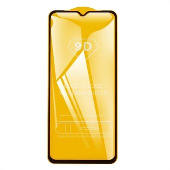 For Xiaomi Redmi A2 / A1 4G 9D-telefon Fullskjermbeskytter Sidelim Silkeutskrift Herdet glassfilm
