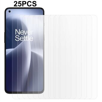 25 STK For OnePlus Nord 2T 5G herdet glassfilm Anti- Scratch skjermbeskytter for telefon med høy oppløsning