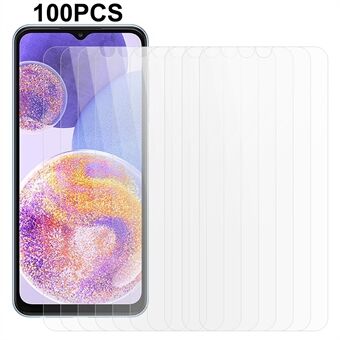 100 STK For Samsung Galaxy A23 5G (global versjon) / A23 4G Skjermbeskytter med behagelig følelse HD klart herdet glass skjermfilm