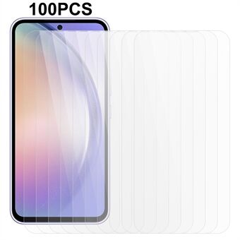 100 STK For Samsung Galaxy A54 5G Skjermbeskytter Skjermfilm i herdet glass med høy lysgjennomgang