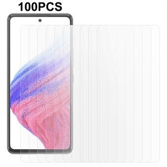 100 stk for Samsung Galaxy A53 5G anti- Scratch skjermbeskytter herdet glass berøringsfølsom film