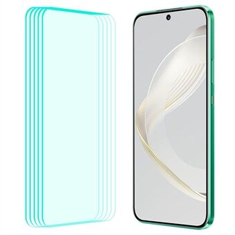 ENKAY HAT Prince 5 STK For Huawei nova 11 Støvtett 9H 2.5D Arc Edge High Aluminium-silisium Glass Screen Film