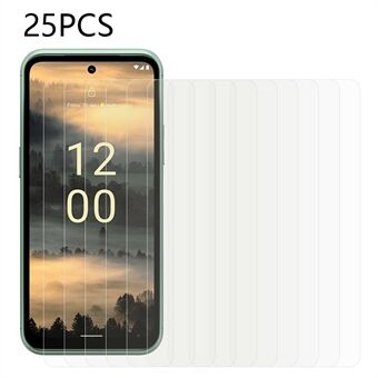 25 STK For Nokia XR21 Anti- Scratch Mobiltelefon Skjermdeksel Protector Super Clear Herdet Glass Film