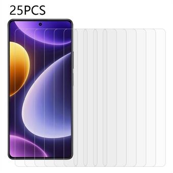 25 STK For Xiaomi Redmi Note 12 Turbo / Poco F5 5G HD Klart herdet glassfilm Anti-sjokk skjermbeskytter