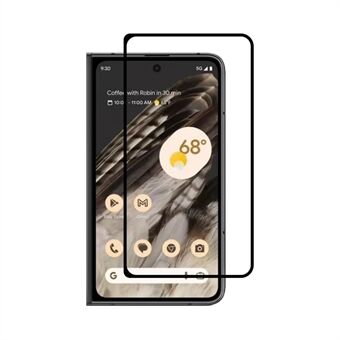 For Google Pixel Fold Front Skjermbeskytter i herdet glass Full Cover Full Lim Silke Utskrift Klar Film