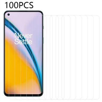 100 stk for OnePlus Nord 3 5G telefonskjermbeskytter Støvtett skjermfilm i herdet glass