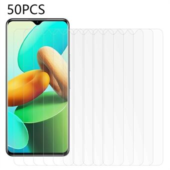 50 stk herdet glass skjermbeskytter for vivo Y35m+ 5G, Anti- Scratch Ultra Clear Screen Film