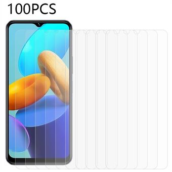 100 stk for vivo Y35 4G (2022) / Y35 5G Ultra Clear skjermbeskytter i herdet glass Scratch film