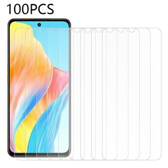 100 STK telefonskjermbeskytter for Oppo A98 5G, klart skjermdeksel Ultra-tynn herdet glassfilm