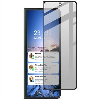 IMAK For Samsung Galaxy Z Fold5 5G Anti- Spy herdet glassfilm med full dekning telefonskjermbeskytter