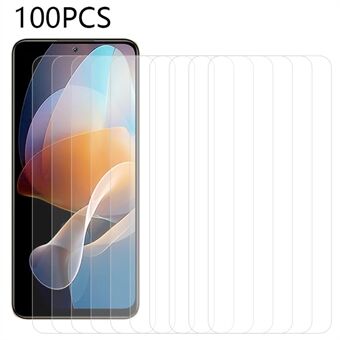 100 STK For Xiaomi Redmi Note 12R Pro 5G Herdet Glass Klar Film Skjermbeskytter