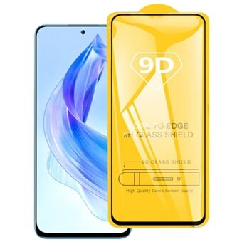 Fullskjermbeskytter for Honor 90 Lite 5G, 9D herdet glass sidelim Silkeutskrift Telefonskjermfilm