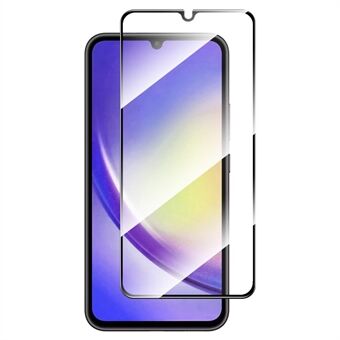 ENKAY HAT Prince For Samsung Galaxy A25 5G Høy Aluminium-silisium Glass HD Skjermbeskytter 0,26 mm 2,5D Silke Printing Film