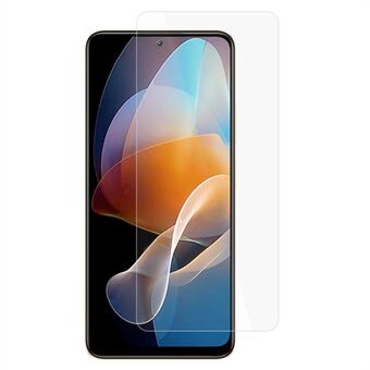 For Xiaomi Redmi Note 12R Pro 5G telefonskjermbeskytter 2.5D Arc Edge HD høy aluminium-silisium glassfilm