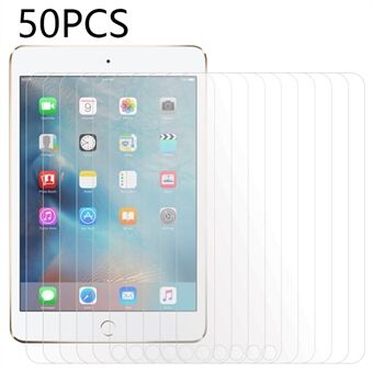 50 STK For iPad mini 4 / mini (2019) 7,9 tommers klar skjermfilm herdet glass anti-støt skjermbeskytter