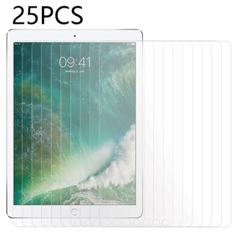 25 STK For iPad Pro 12.9 (2017) herdet glassfilm Høy gjennomsiktig anti-støv skjermbeskytter