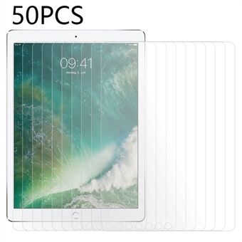 50 STK For iPad Pro 12.9 (2017) herdet glassfilm HD Clear Enkel installasjon skjermbeskytter