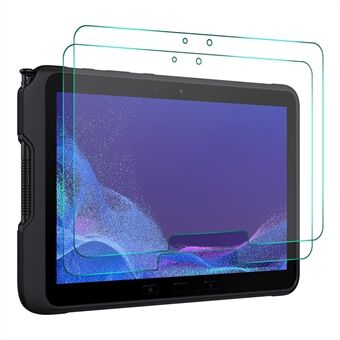 ENKAY HAT Prince 2stk For Samsung Galaxy Tab Active4 Pro 0,33 mm 9H skjermbeskytter 2,5D HD Klar høy aluminium-silikon glassfilm