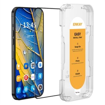 ENKAY HAT PRINCE For Xiaomi Redmi Note 12S 4G / Note 11S 4G Skjermbeskytter Silketrykk Høyt Aluminium-silikon Glassfilm