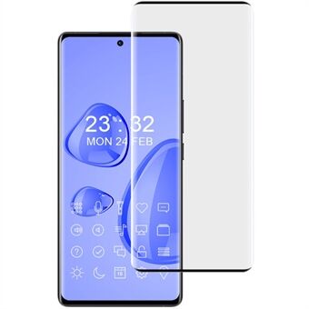 IMAK for vivo X80 5G/X80 Pro 5G/X80 Pro+ 5G klar skjermbeskytter full dekning sidelim 3D buet Scratch AGC-glassfilm