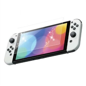 KJH-NS-062 Scratch herdet glass anti-fingeravtrykk skjermbeskytter for Nintendo Switch OLED