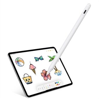 P6P oppladbar berøringsskjerm med håndflateavvisning Active Stylus Pen (CE-sertifisert) for iPad Pro/ iPad Air / iPad Mini / iPad (2018 og senere)