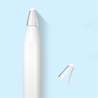 For Apple Pencil (2. generasjon) / (1. generasjon) silikon+fiber pennespiss deksel Nettbrett Stylus Penn Nib Sleeve