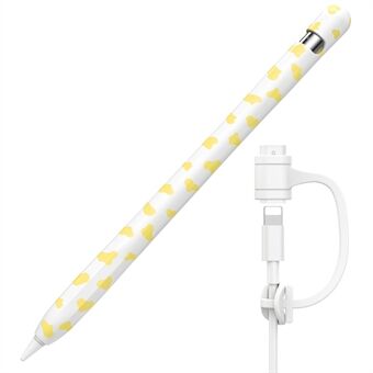 AHASTYLE PT93CW silikonveske for Apple Pencil (1. generasjon), Stylus Pen Beskyttelsesdeksel med hudberøring