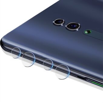 IMAK 2 stk / pakke High Definition HD Clear Glass Kameralinsebeskyttelsesfilm for Oppo Reno