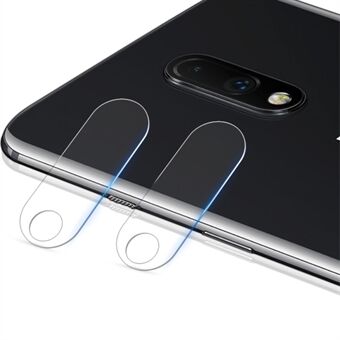 IMAK 2stk / pakke High Definition Glass Clear Kameralinsebeskytter for OnePlus 7