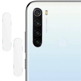 IMAK 2 stk / pakke High Definition Glass Clear Kameralinsebeskytter for Xiaomi Redmi Note 8