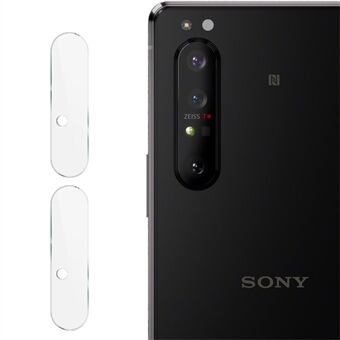 IMAK 2 STK for Sony Xperia 1 II motstandsdyktig HD-herdet glass kameralinsebeskyttelsesfilm