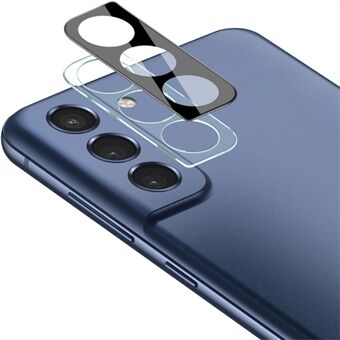 IMAK Scratch herdet glass bak kamera linsedeksel filmrammebeskytter (svart versjon) for Samsung Galaxy S21 FE 5G