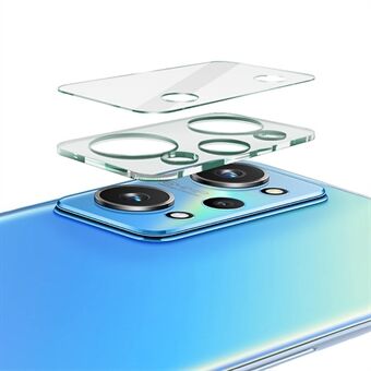 IMAK For Realme GT2 / GT Neo2 Full dekning Anti- Scratch herdet glass Kameralinsefilm + gjennomsiktig akryllinsedeksel