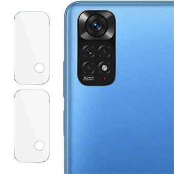 IMAK for Xiaomi Redmi Note 11 4G (Qualcomm) 2 stk / sett herdet glass presis utskjæring kamera linsebeskytter HD klar film