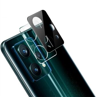 IMAK For Realme 9 Pro + 5G / Realme 9 HD klar Scratch linsefilm i herdet glass + akryllinsedeksel (svart versjon)