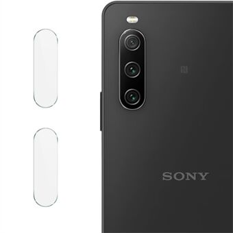 IMAK 2 stk / pakke linsebeskytter for Sony Xperia 10 IV 5G, Scratch HD klart herdet glass linsefilm