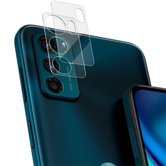 IMAK kameralinsefilm for Motorola Moto G42 4G Anti-olje Ultra Clear Anti-slitasje herdet glass linsebeskytter + akryl linsedeksel