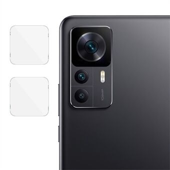 IMAK 2 stk / sett Kameralinsebeskytter for Xiaomi 12T Pro 5G, HD herdet glass Scratch linsebeskyttelsesfilm