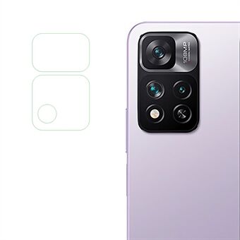 1 sett for Xiaomi 11i HyperCharge 5G myk bakre linsebeskytter Anti- Scratch Fleksibel soda-lime glass HD klar telefon bak linsefilm