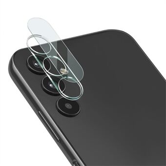 IMAK for Samsung Galaxy A34 5G Ultra Clear kameralinsebeskytter Anti-slitasje Scratch integrert herdet glass linsefilm + akryl linsedeksel