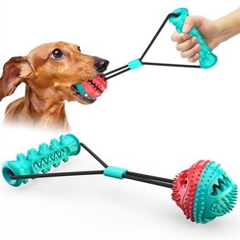 Dog Chew Toy Pet Molar Chew Toy Rengjøring av tenner Trening Leke Interactive Pet Treat Ball