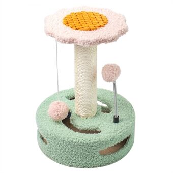 Cat Tree Cat Tower Pet Play Stand med dinglende ball for kattunger Voksne katter