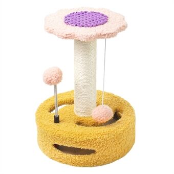 Cat Tree Cat Tower Pet Play Stand med dinglende ball for kattunger Voksne katter