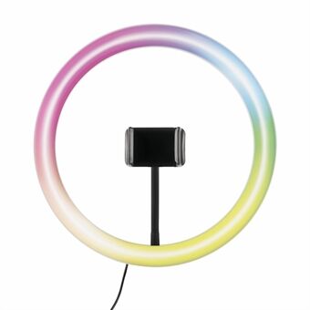 MOMAX 12-tommers RGB-dimbart Selfie- Ring for Vlog YouTube Video Live Stream Photography