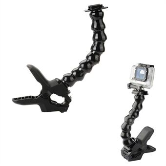 Jaws Clamp + 8-seksjoners svanehalsarmfestesett for GoPro Xiaoyi SJCAM