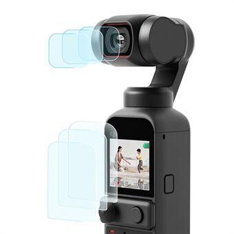 RCGEEK 3PCS-objektiv + LCD-skjermbeskytter i herdet glass for DJI OSMO Pocket 2